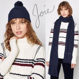 Joie Macia beanie + Madlyn Scarf Alpaca Wool NWT